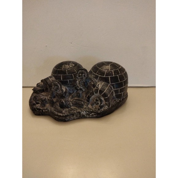 Other - Nuvuk Eskimo Family Stone Carved Figurine.